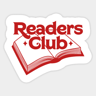 Readers club Sticker